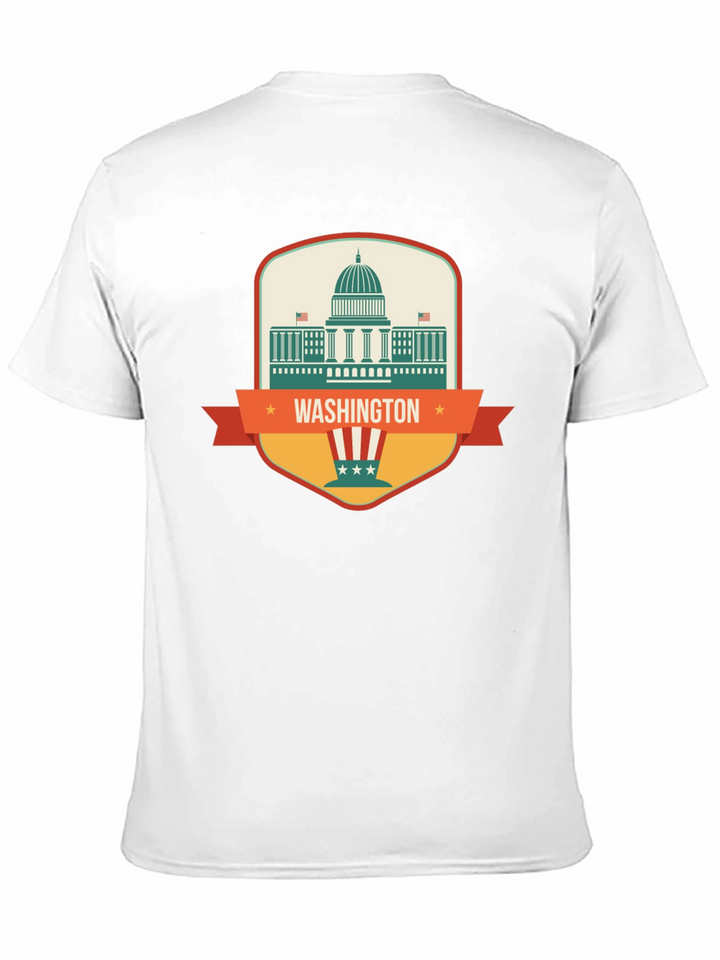 Washington DC Graphic Tee - Patriotic Design