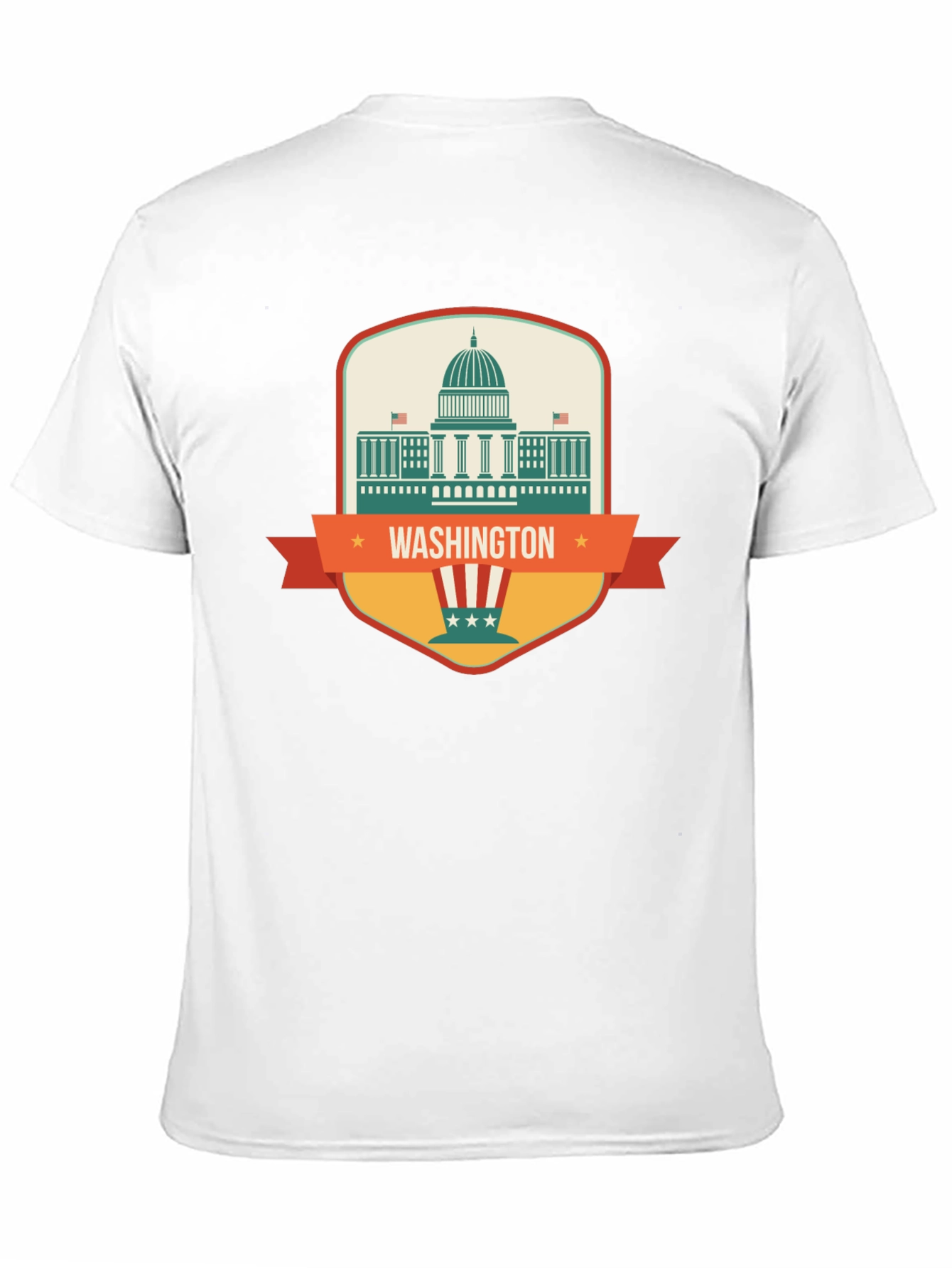 Washington DC Graphic Tee - Patriotic Design