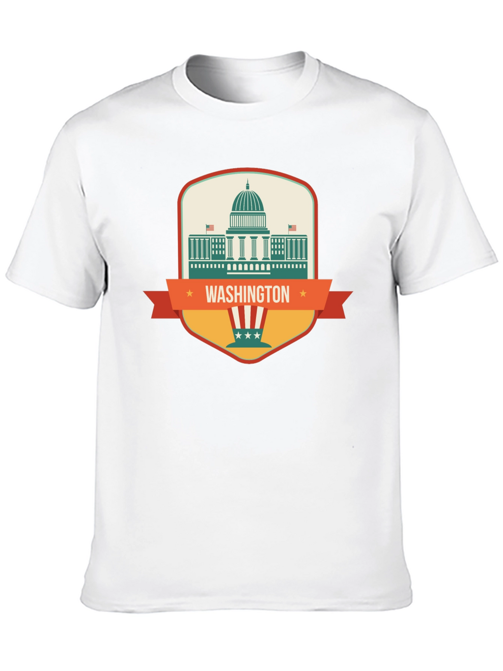 Washington DC Graphic Tee - Patriotic Design