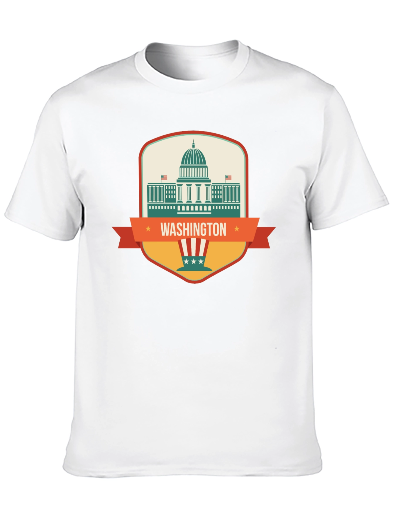 Washington DC Graphic Tee - Patriotic Design
