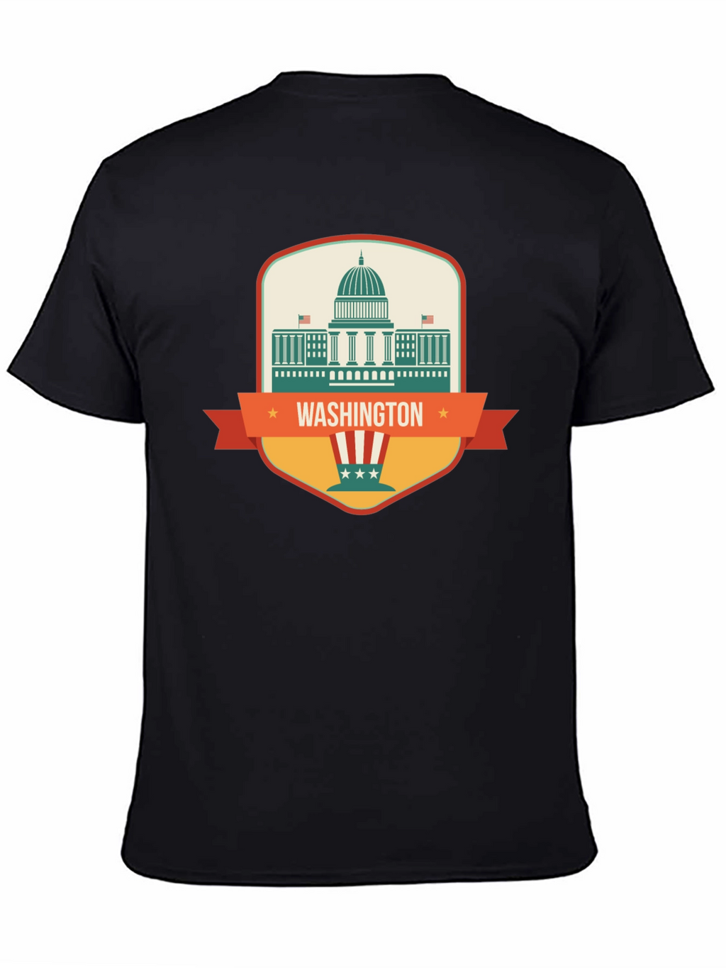 Washington DC Graphic Tee - Patriotic Design
