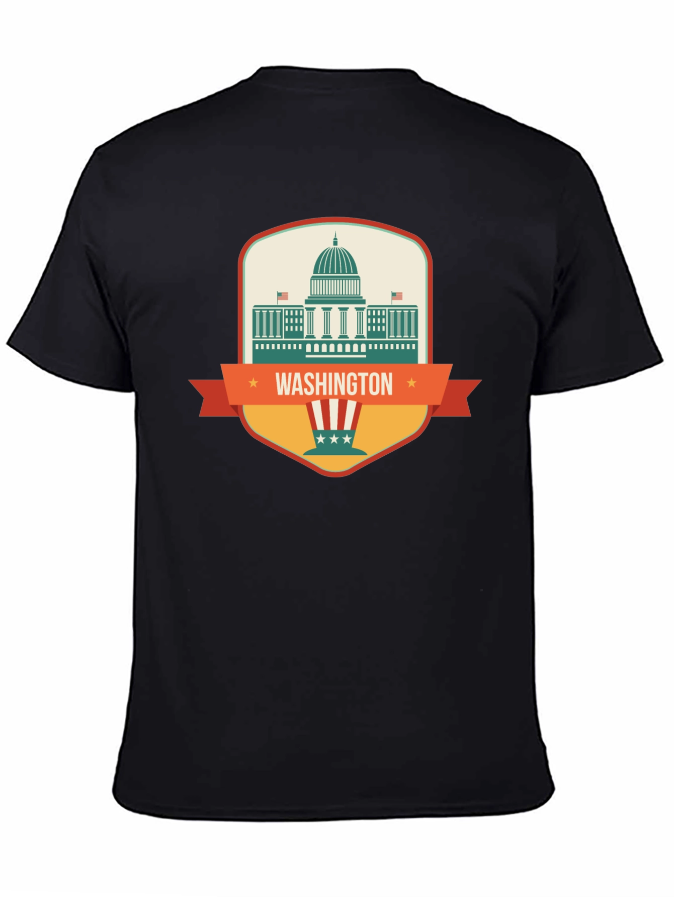 Washington DC Graphic Tee - Patriotic Design