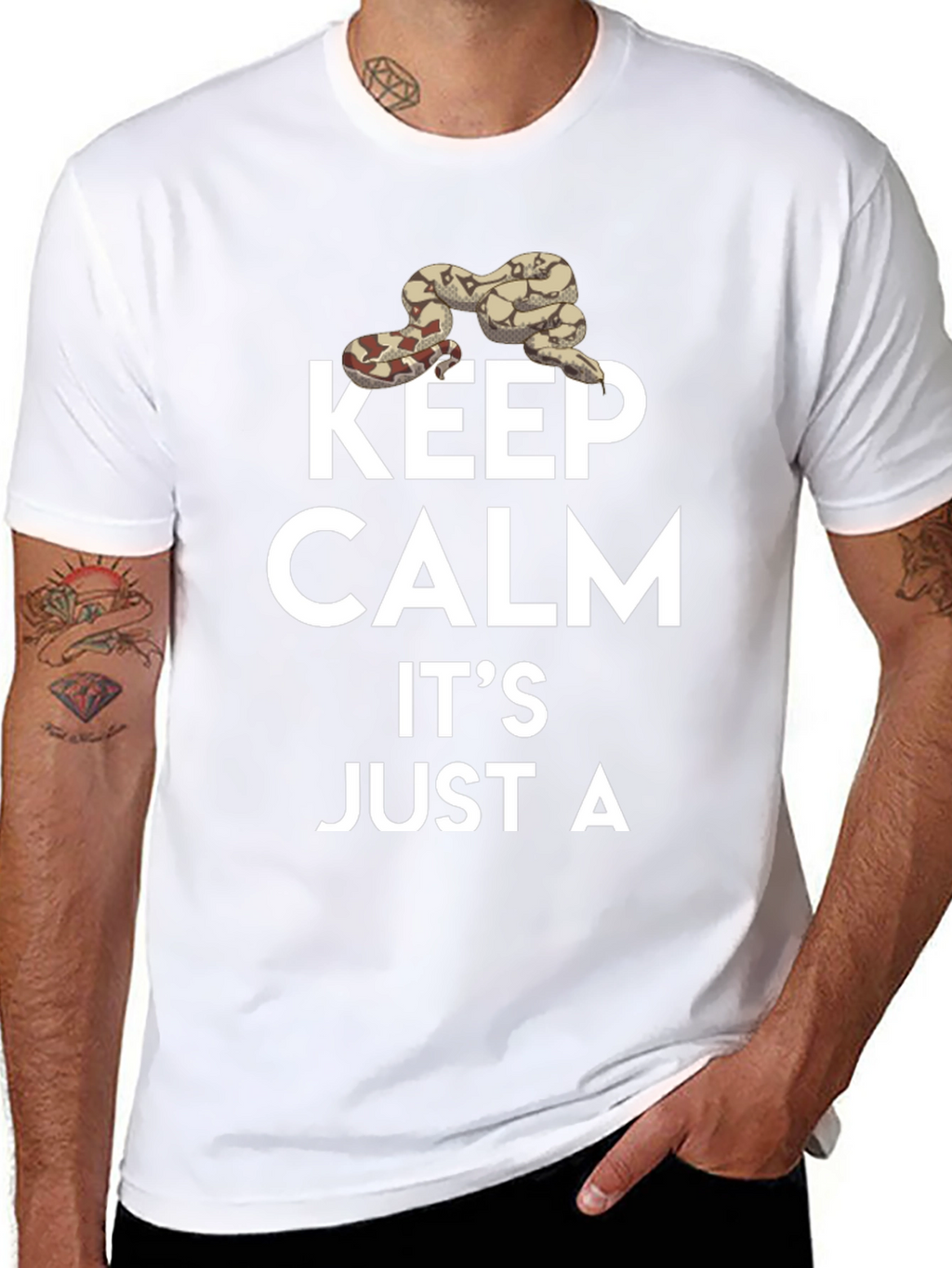 Keep Calm Its Just A Snake T-Shirt