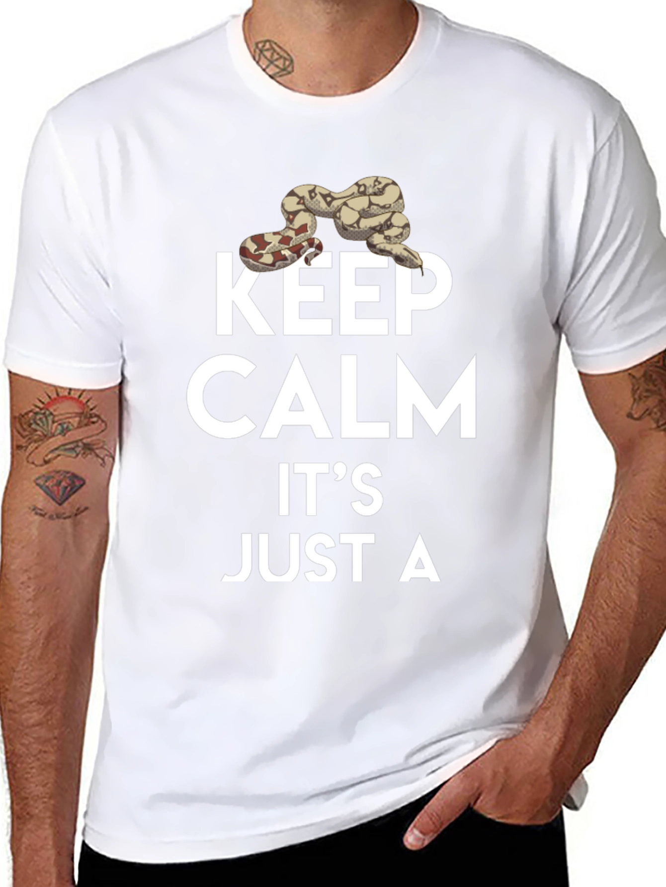 Keep Calm Its Just A Snake T-Shirt
