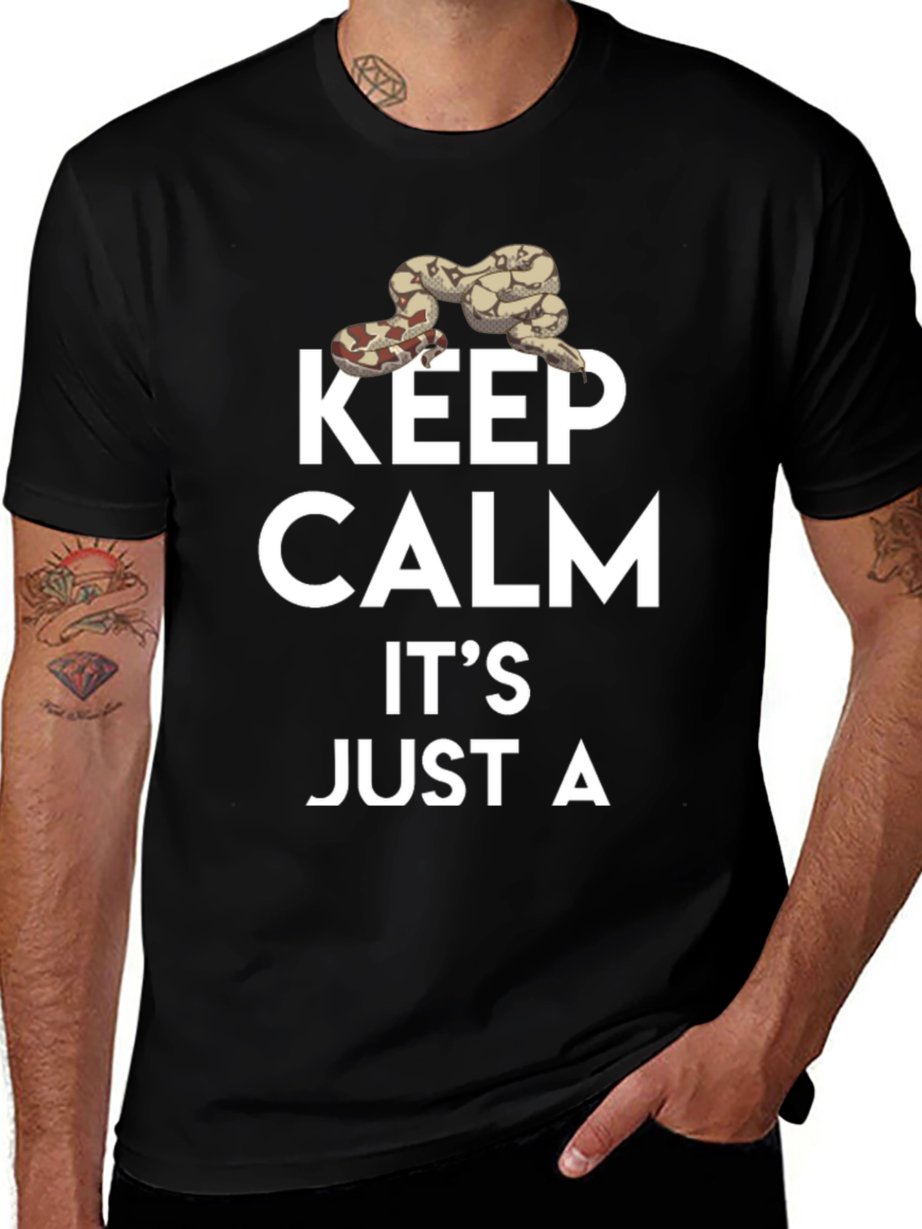 Keep Calm Its Just A Snake T-Shirt