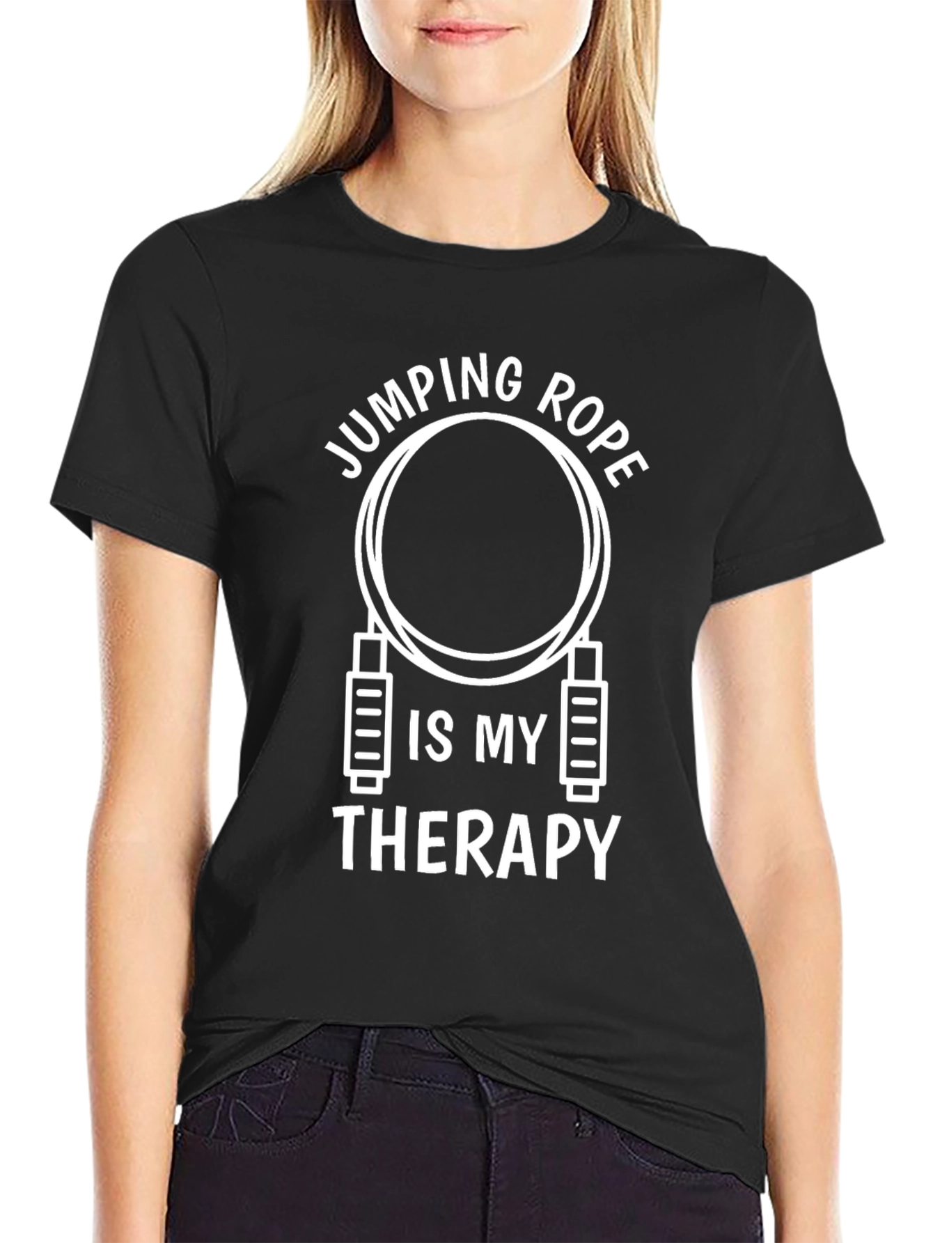Jumping Rope Therapy Graphic T-Shirt