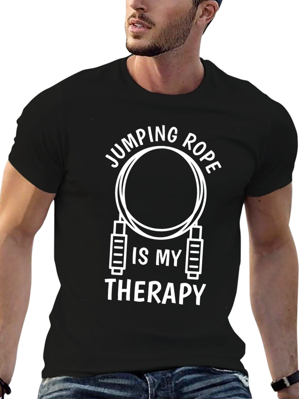 Jumping Rope Therapy Graphic T-Shirt