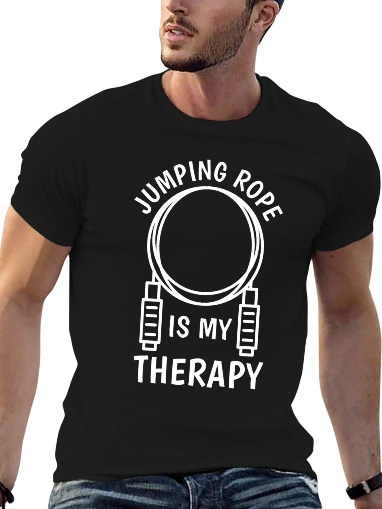 Jumping Rope Therapy Graphic T-Shirt