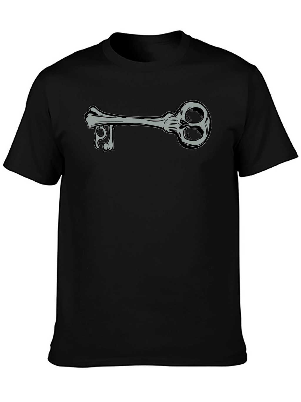 Skeleton Key Graphic Tee - Unisex Black T-Shirt