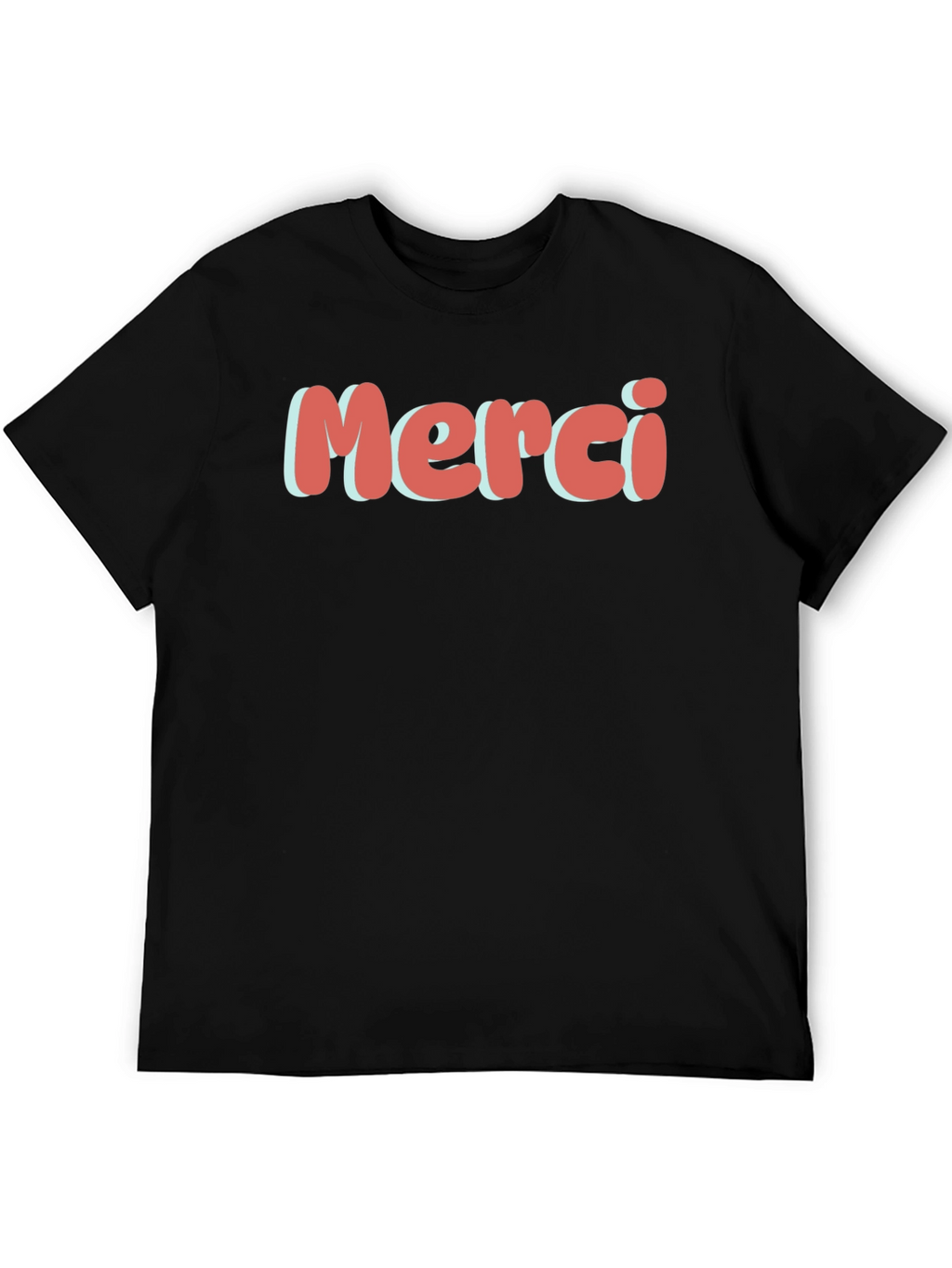 Merci Graphic Tee - Stylish Casual Wear