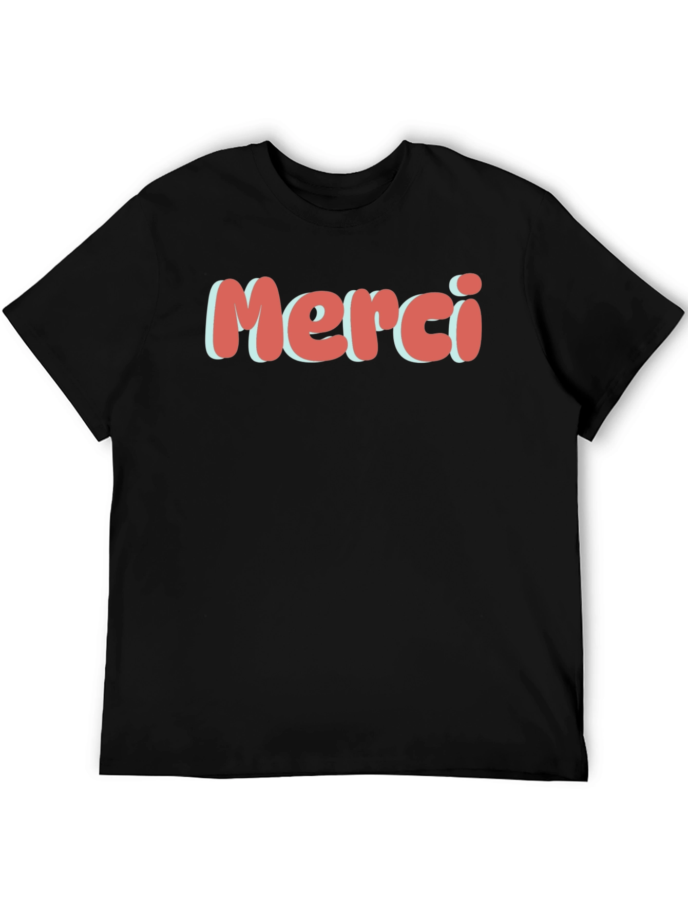 Merci Graphic Tee - Stylish Casual Wear