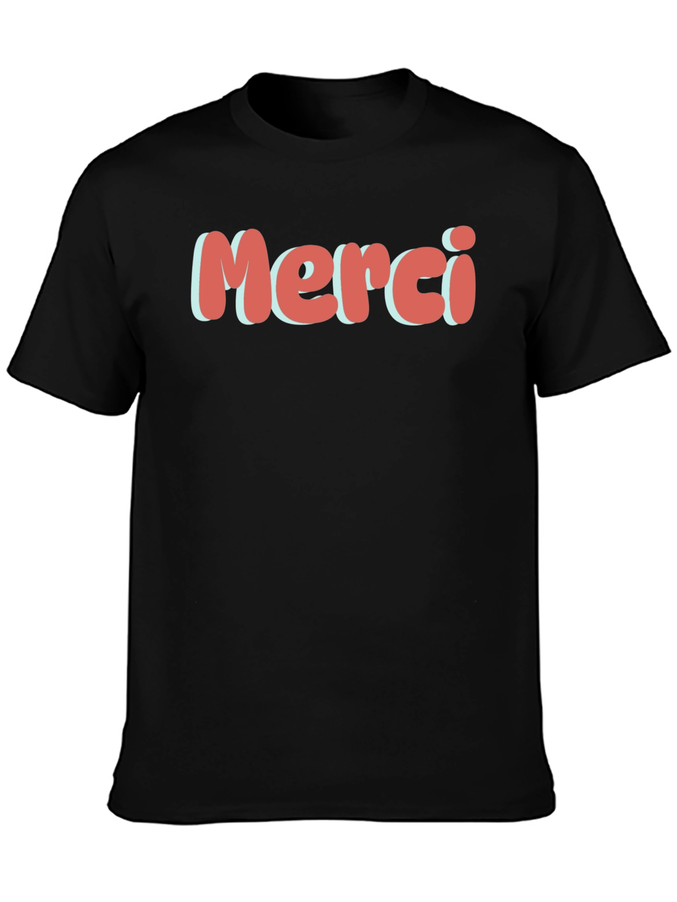 Merci Graphic Tee - Stylish Casual Wear