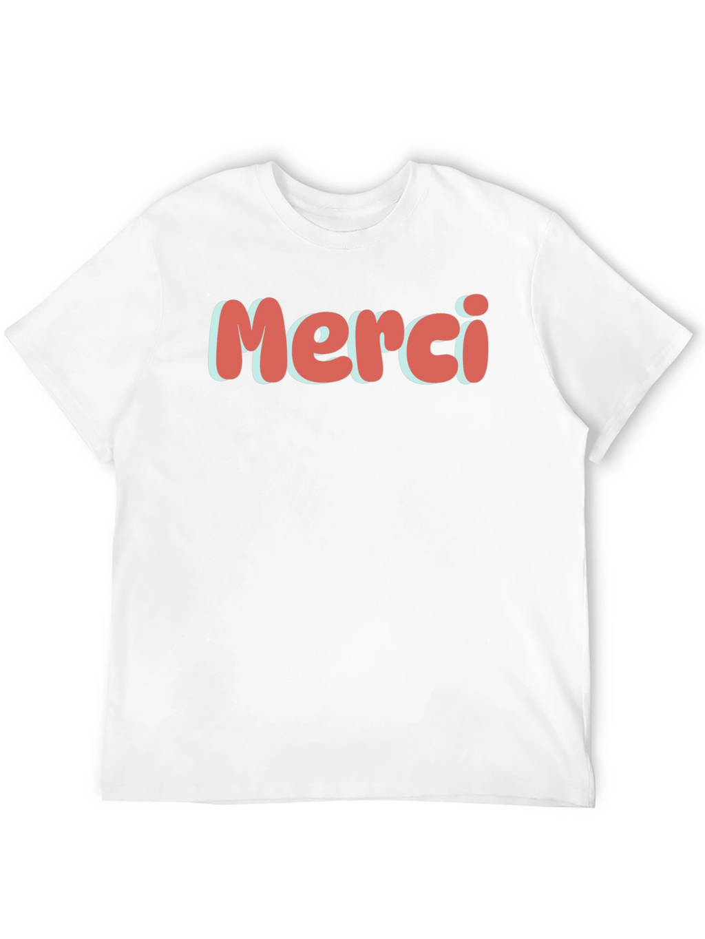 Merci Graphic Tee - Stylish Casual Wear