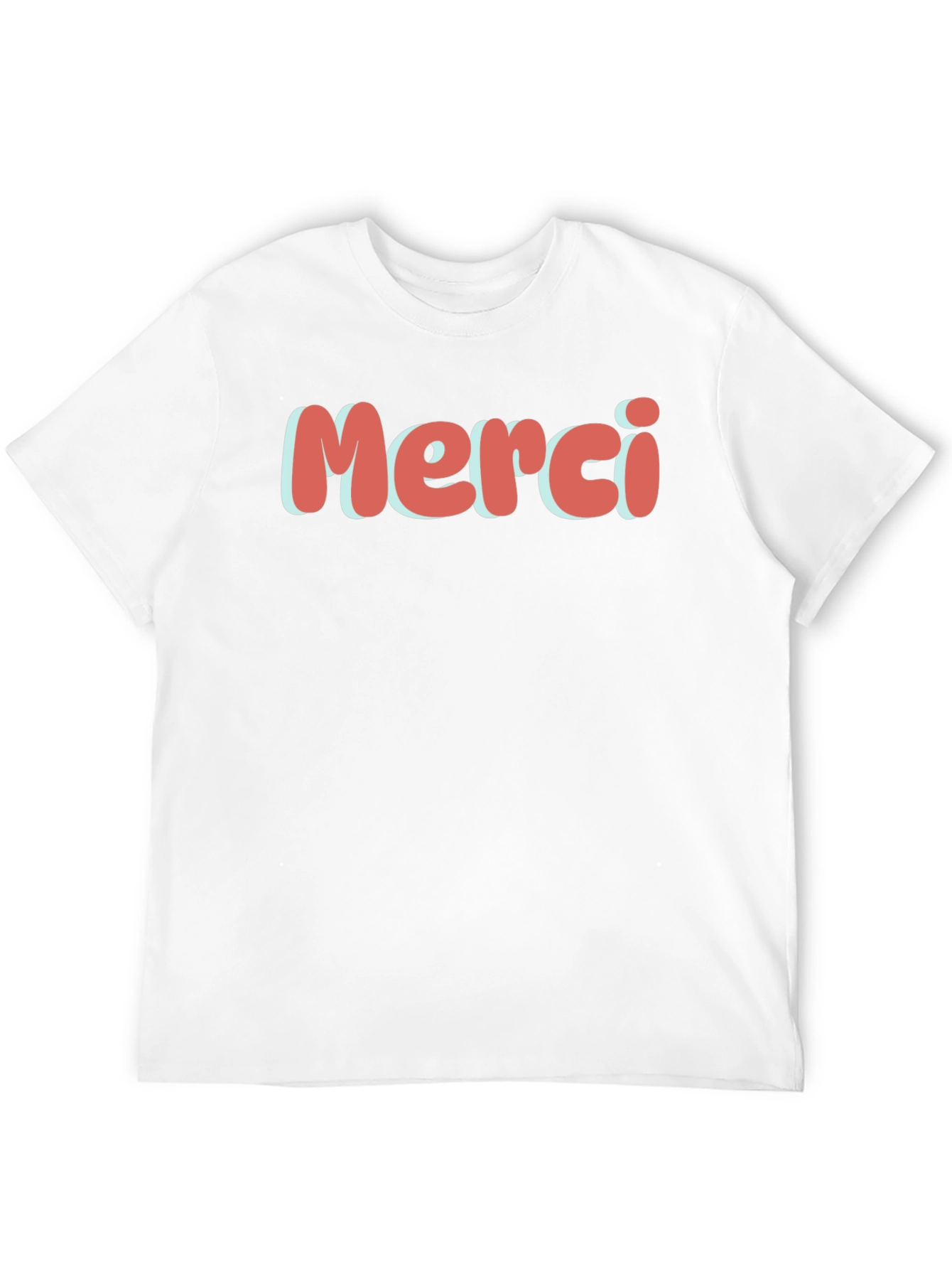 Merci Graphic Tee - Stylish Casual Wear
