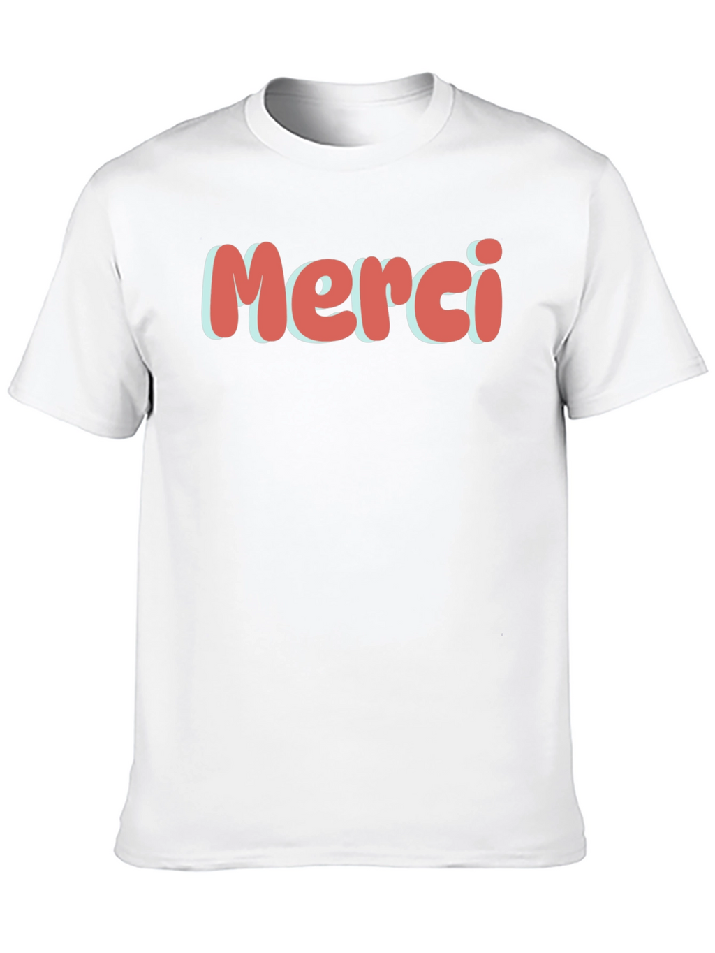 Merci Graphic Tee - Stylish Casual Wear