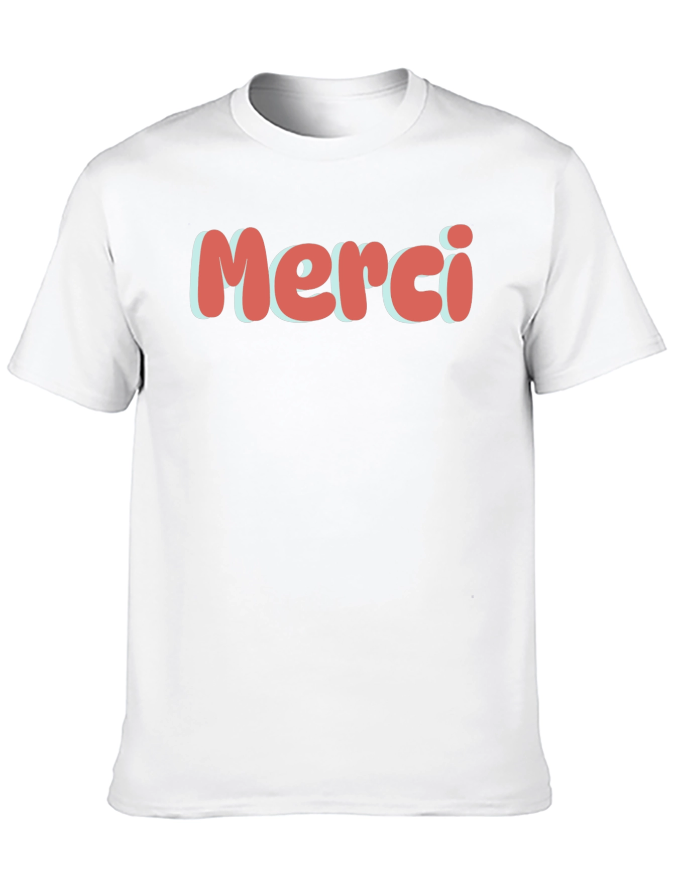 Merci Graphic Tee - Stylish Casual Wear