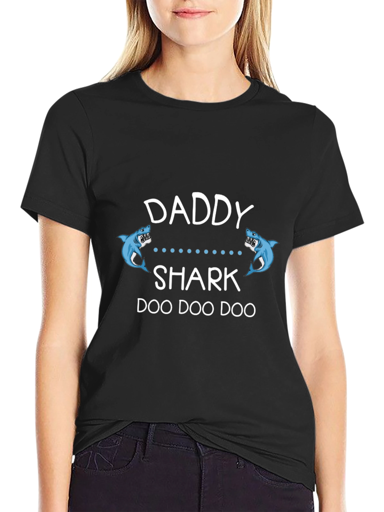 Daddy Shark T-Shirt - Doo Doo Doo Funny Fathers Day Tee