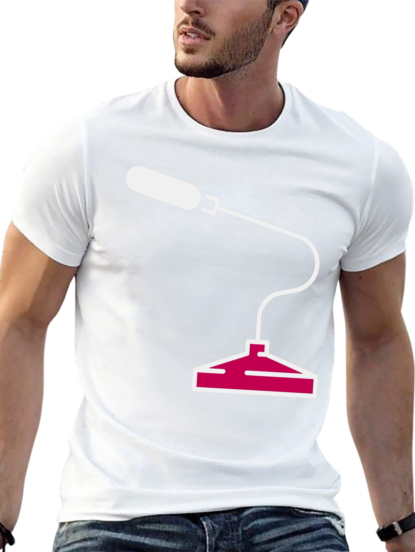 Abstract Microphone Graphic Tee