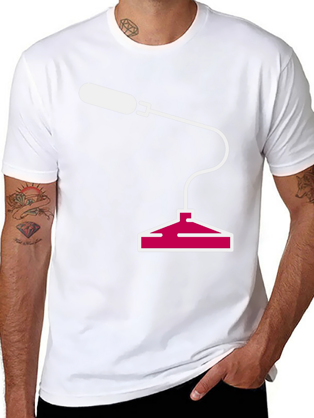 Abstract Microphone Graphic Tee