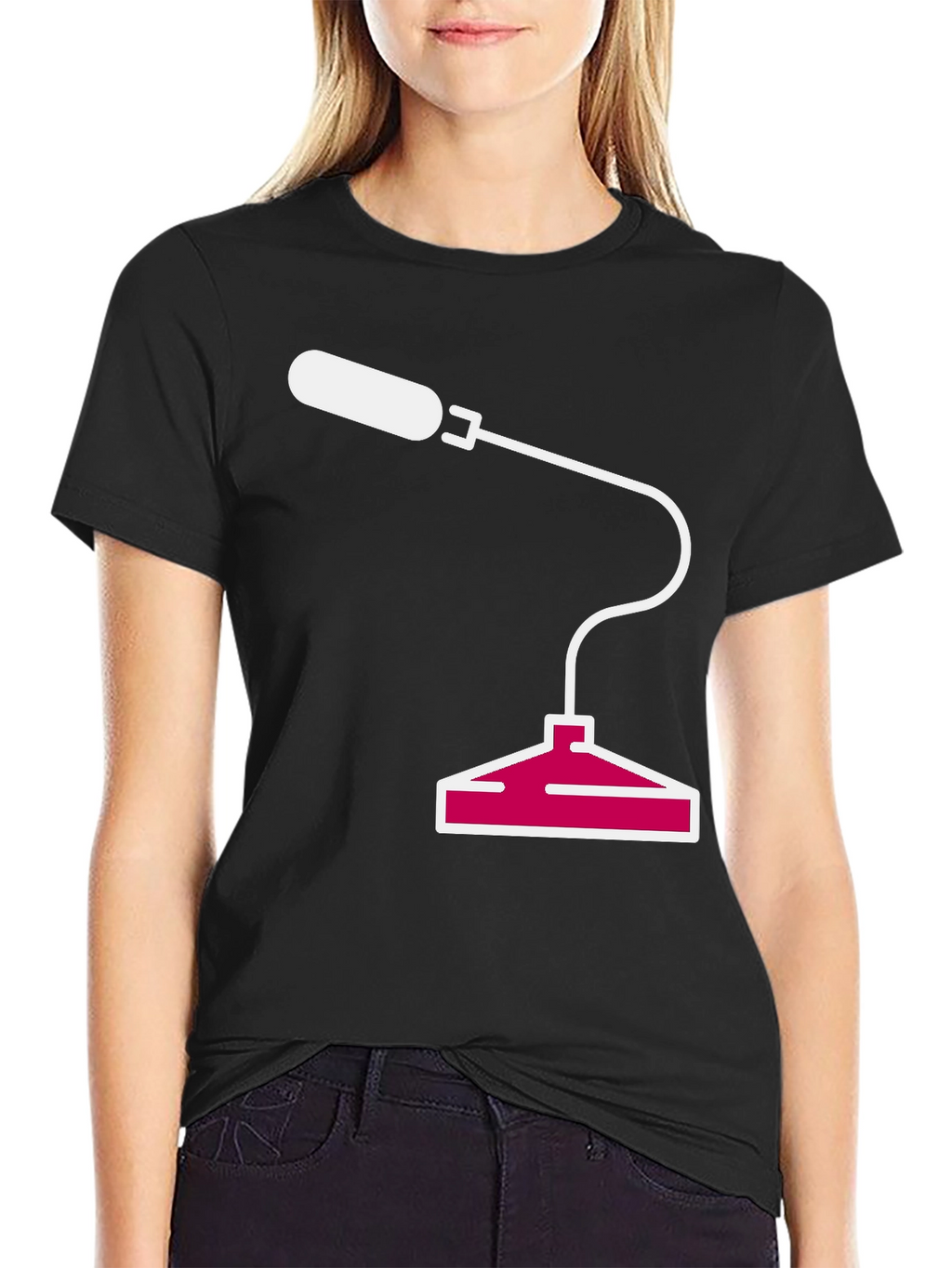 Abstract Microphone Graphic Tee