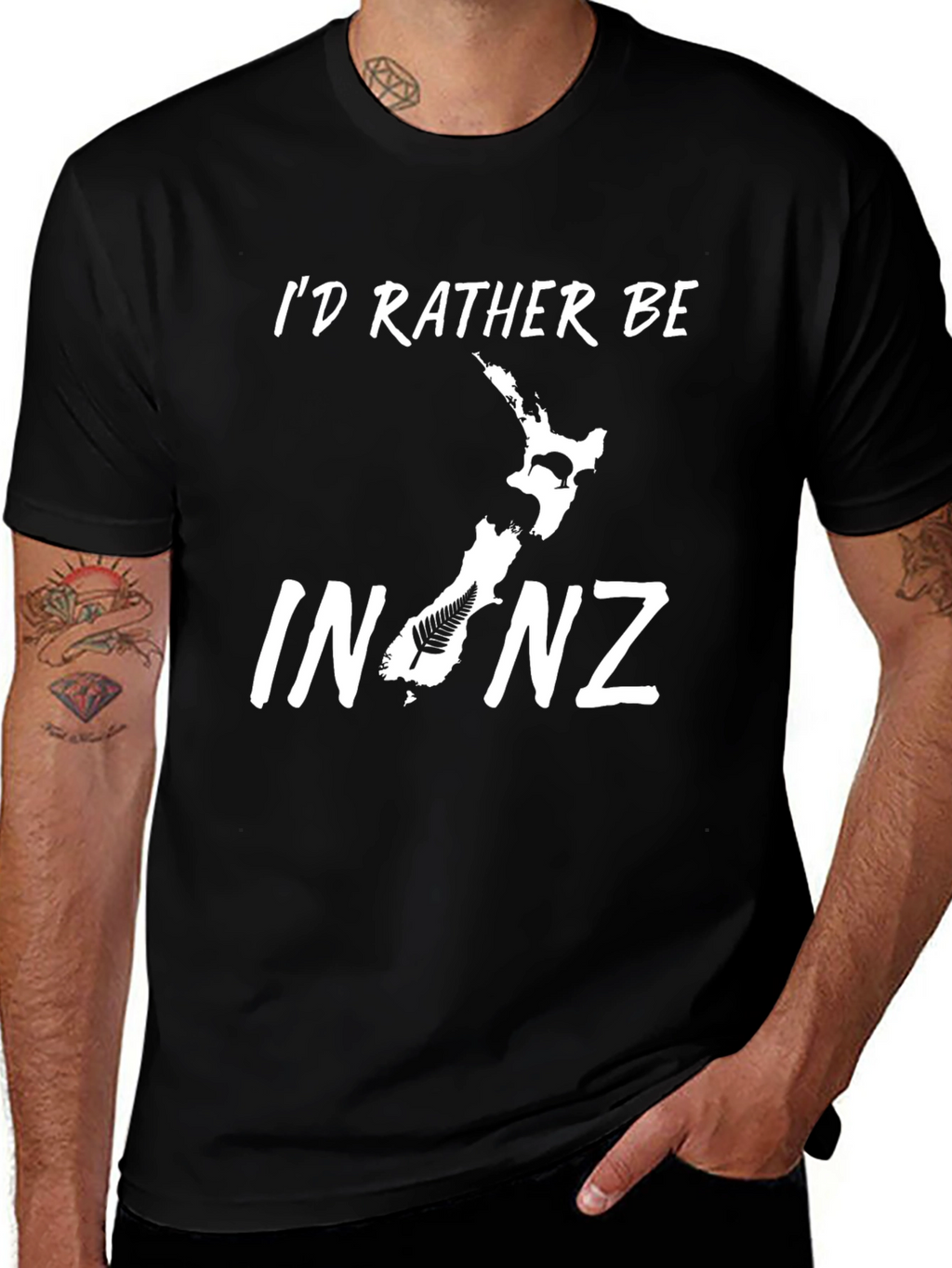 Id Rather Be in NZ T-Shirt