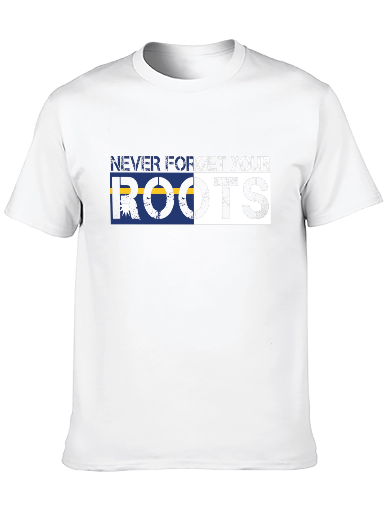 Never Forget Your Roots Graphic Tee - Black