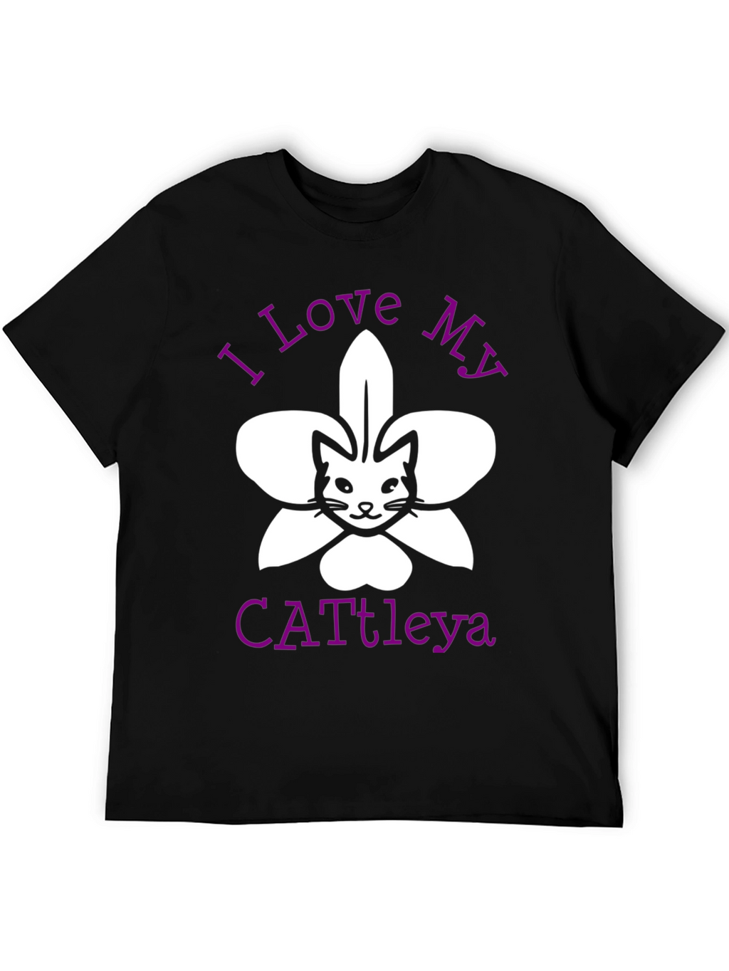 I Love My Cattleya Cat Orchid T-Shirt