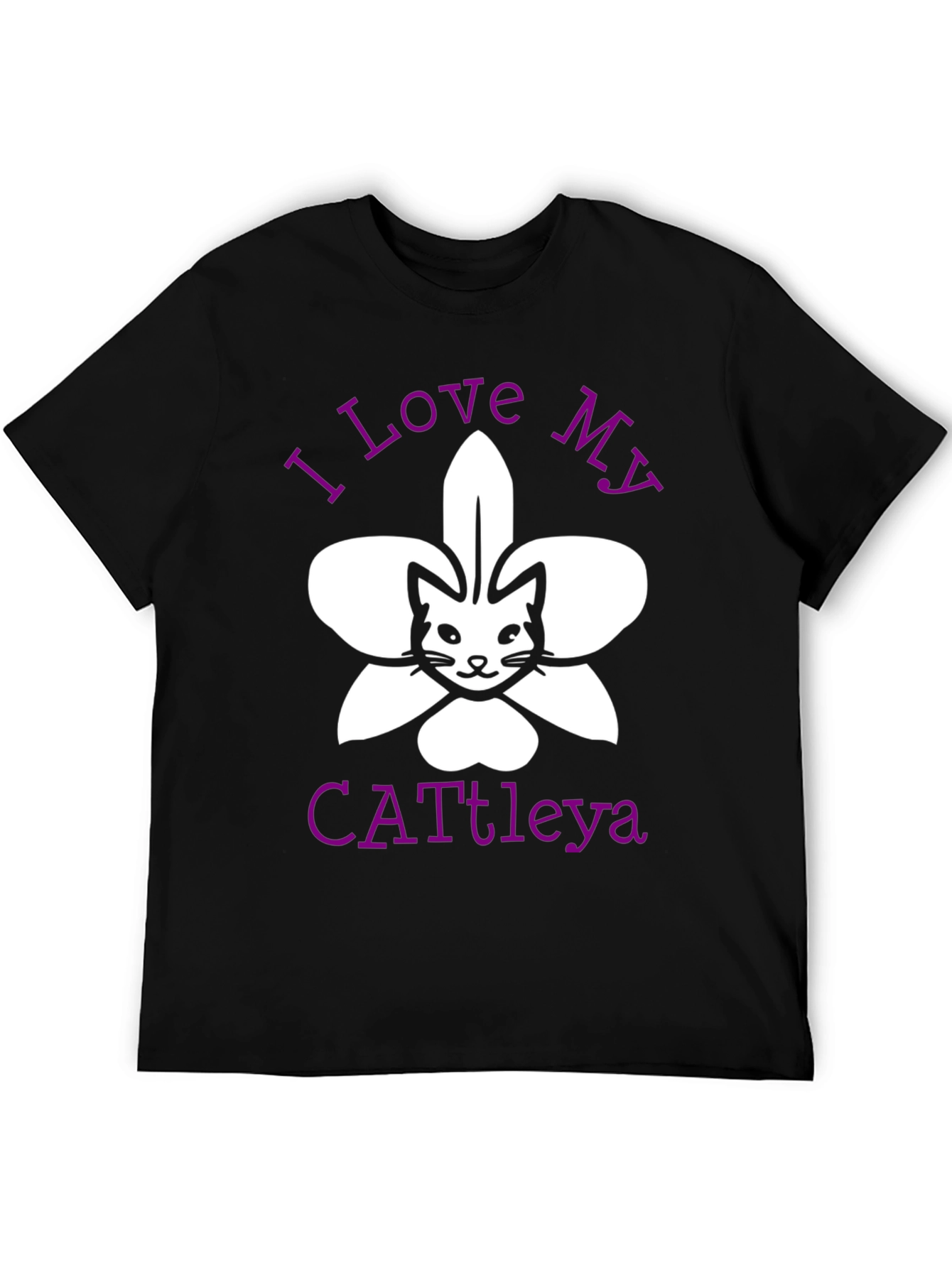 I Love My Cattleya Cat Orchid T-Shirt