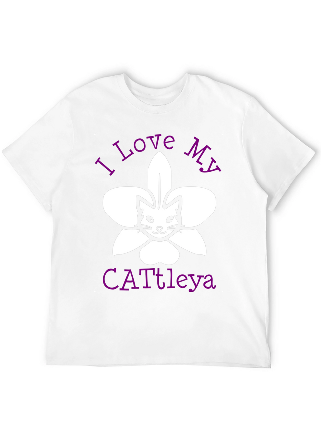 I Love My Cattleya Cat Orchid T-Shirt