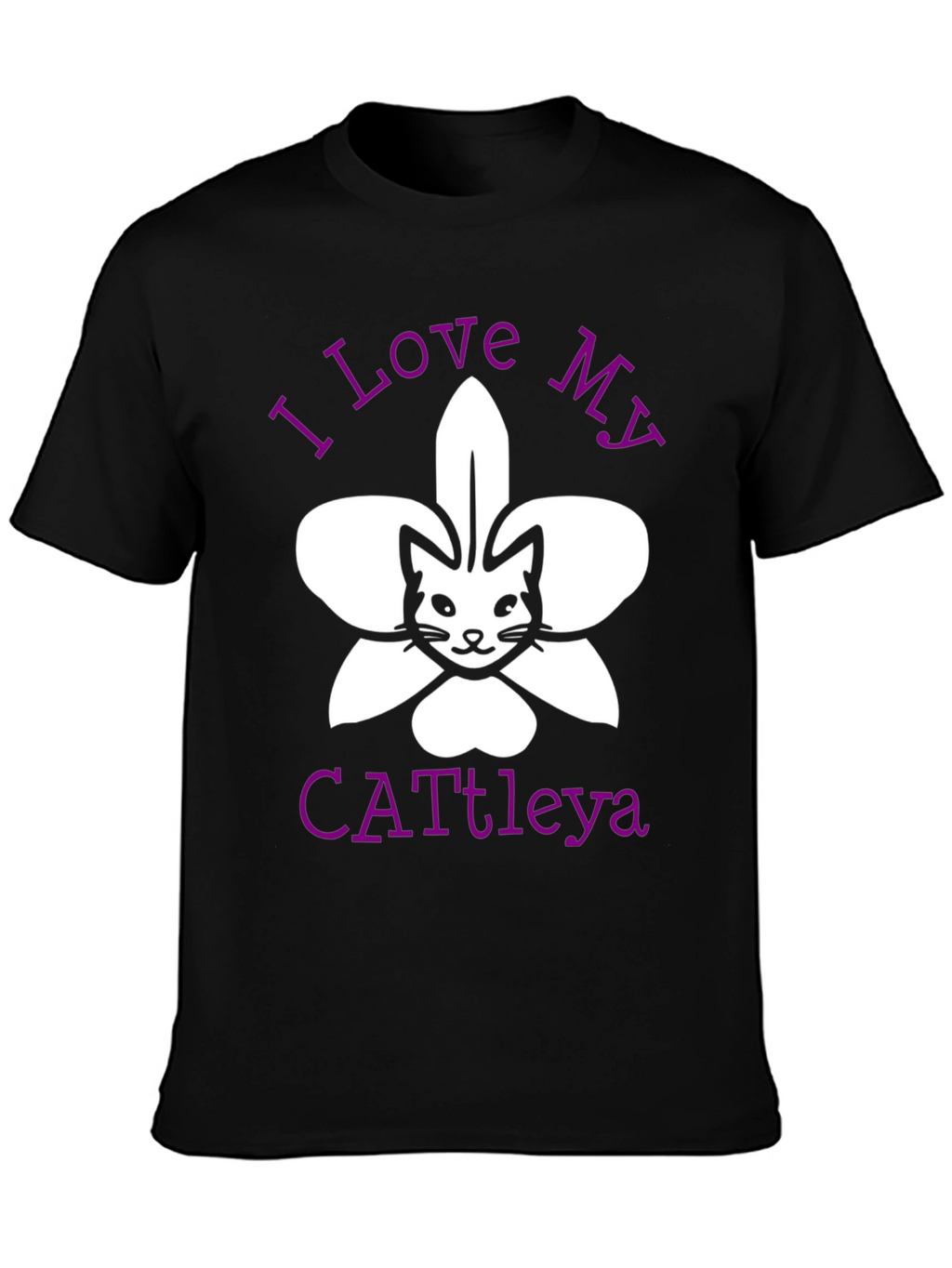 I Love My Cattleya Cat Orchid T-Shirt