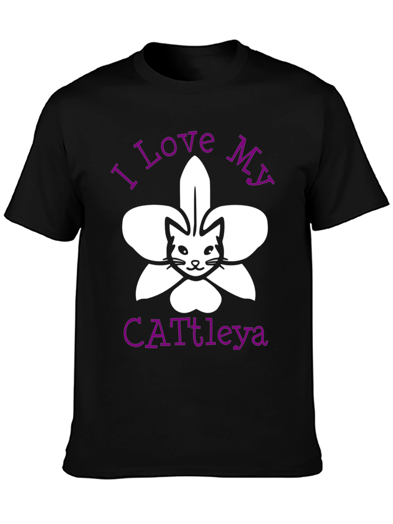 I Love My Cattleya Cat Orchid T-Shirt