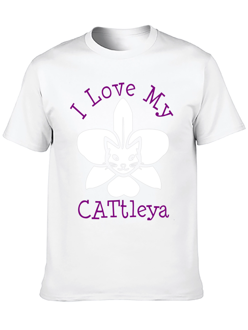 I Love My Cattleya Cat Orchid T-Shirt