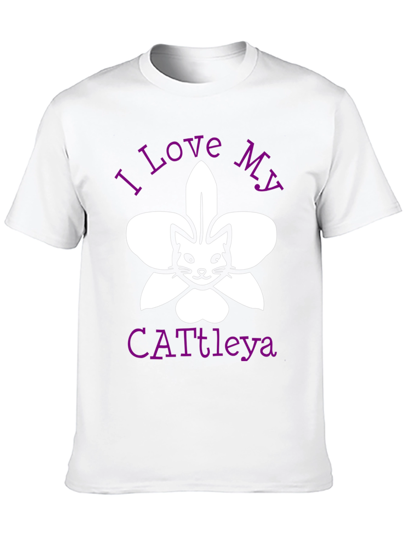 I Love My Cattleya Cat Orchid T-Shirt