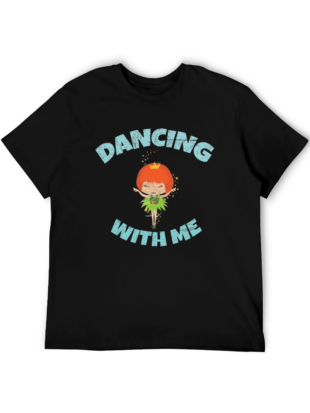 Dancing With Me Black Graphic Tee