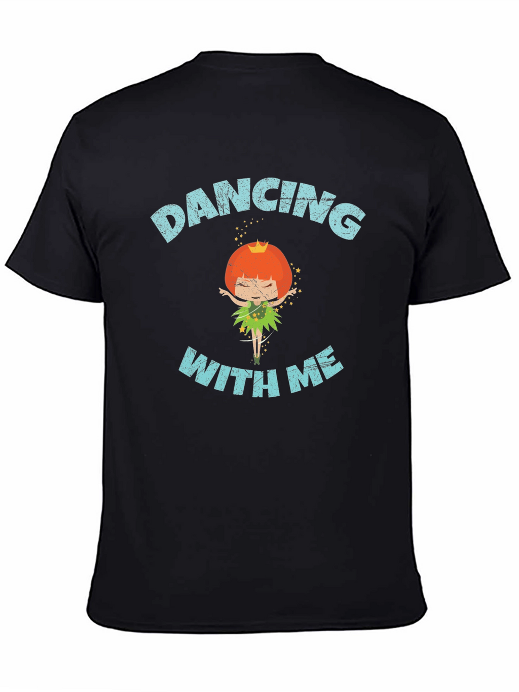 Dancing With Me Black Graphic Tee