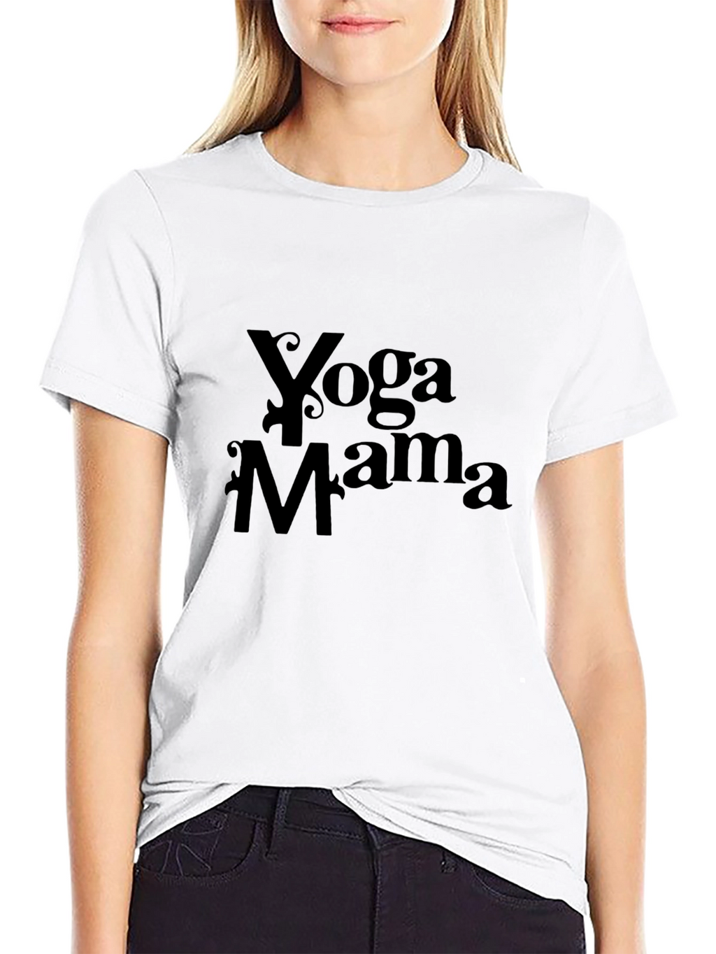 Yoga Mama Black T-Shirt