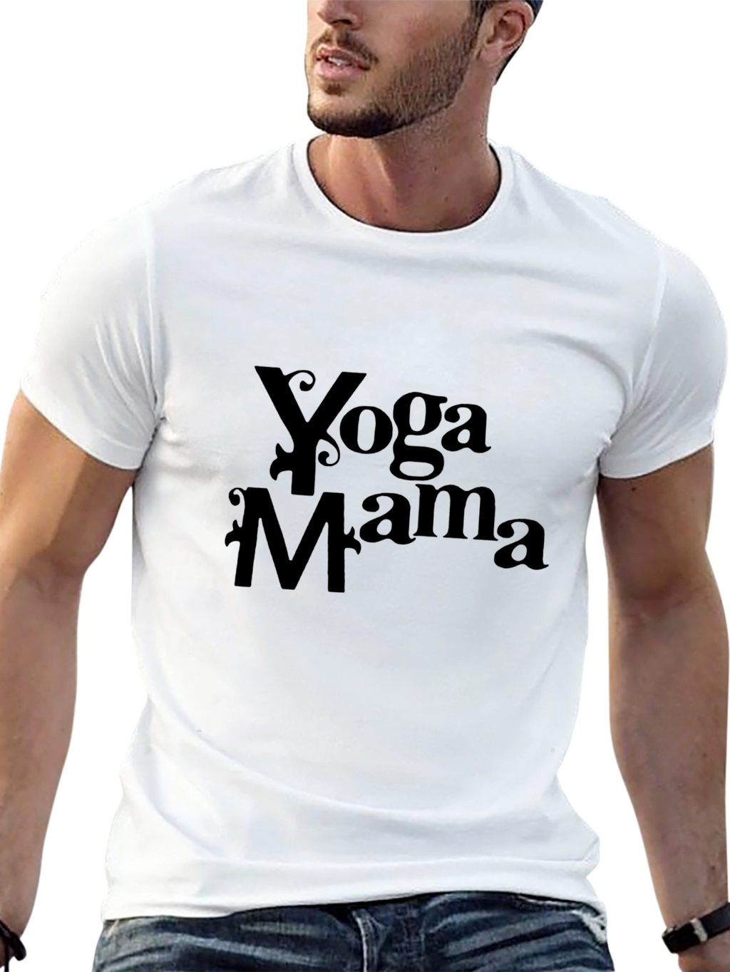 Yoga Mama Black T-Shirt