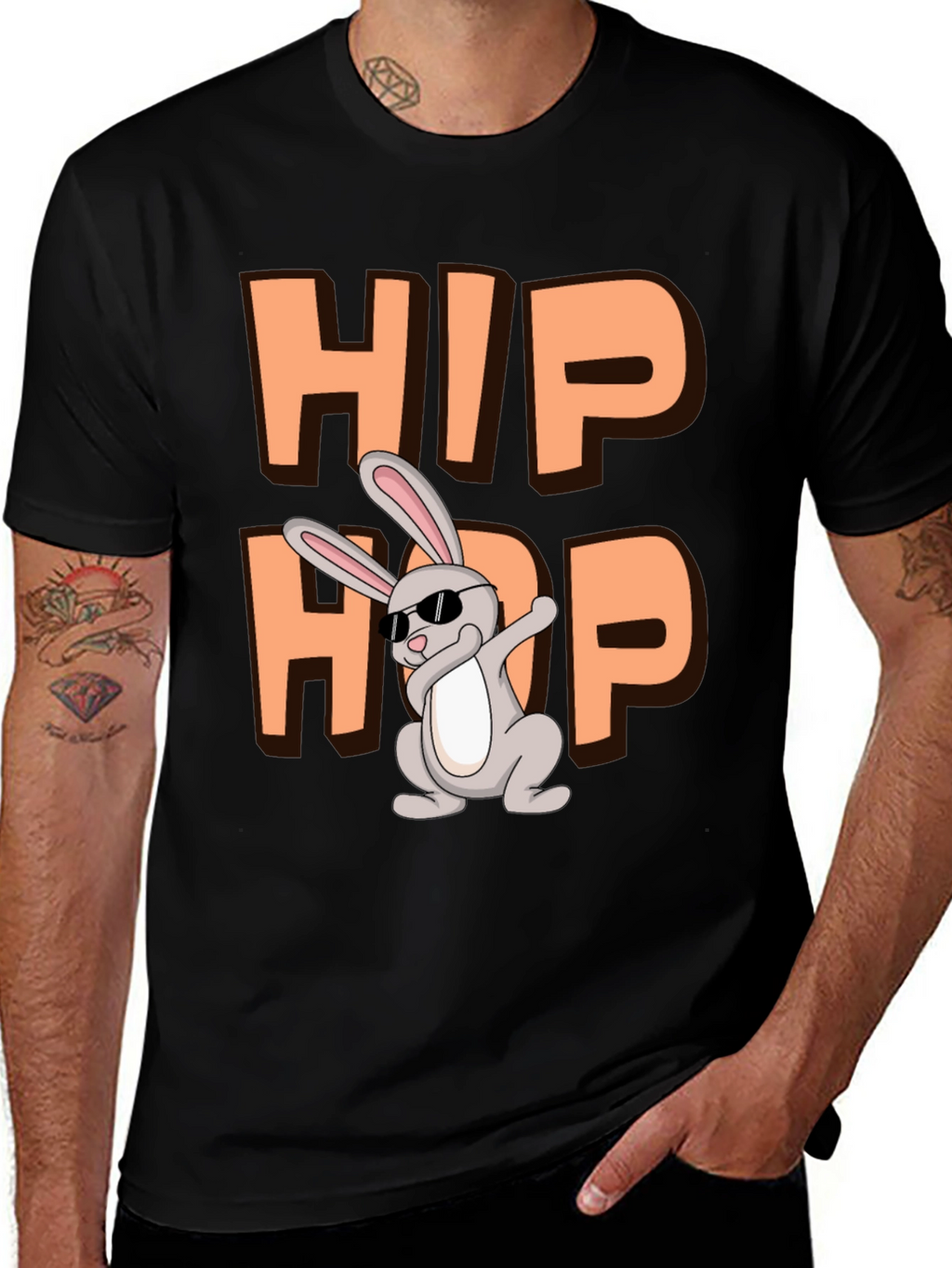 Hip Hop Easter Bunny Dab T-Shirt