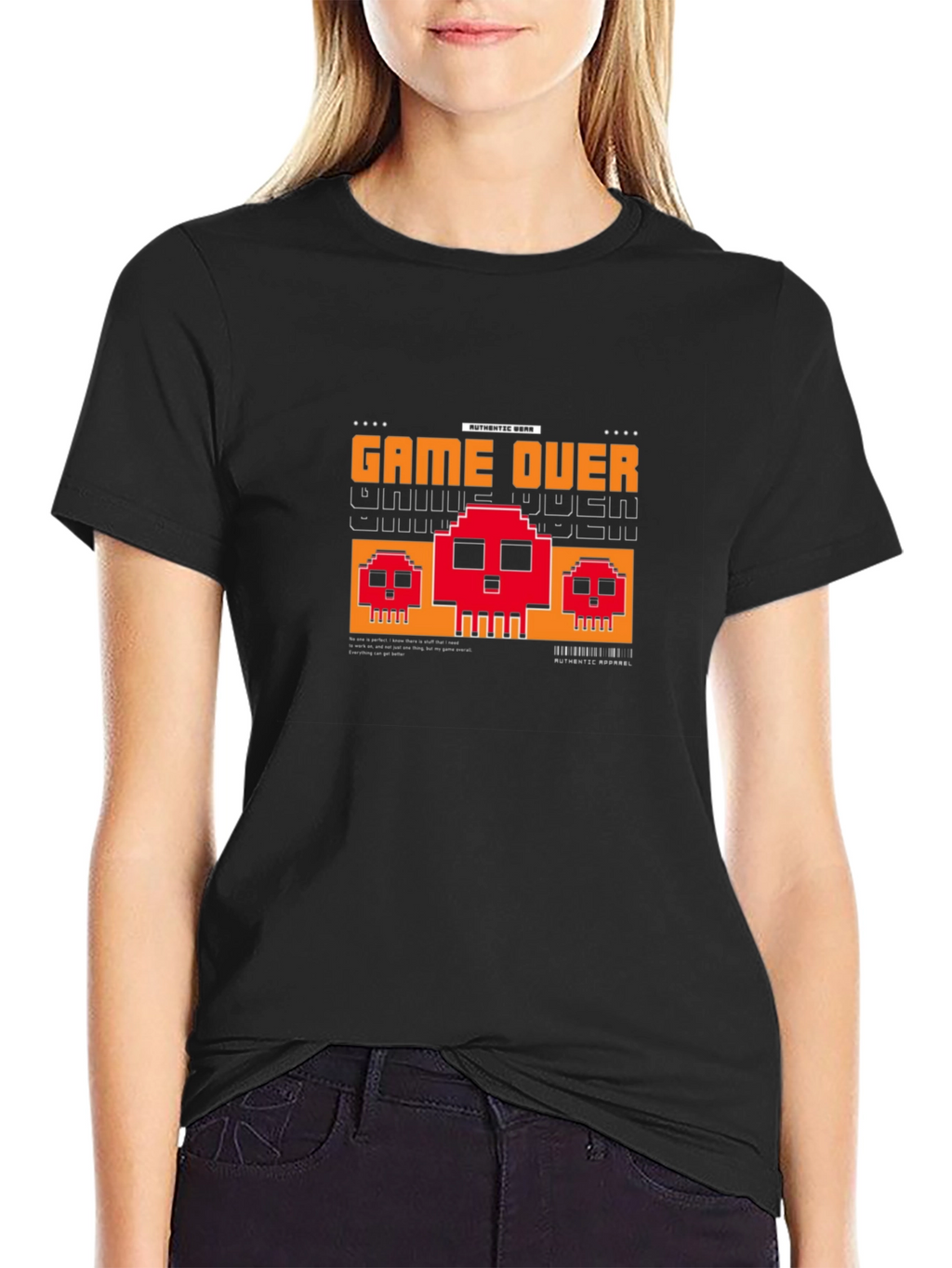 Game Over Pixel Art Graphic T-Shirt