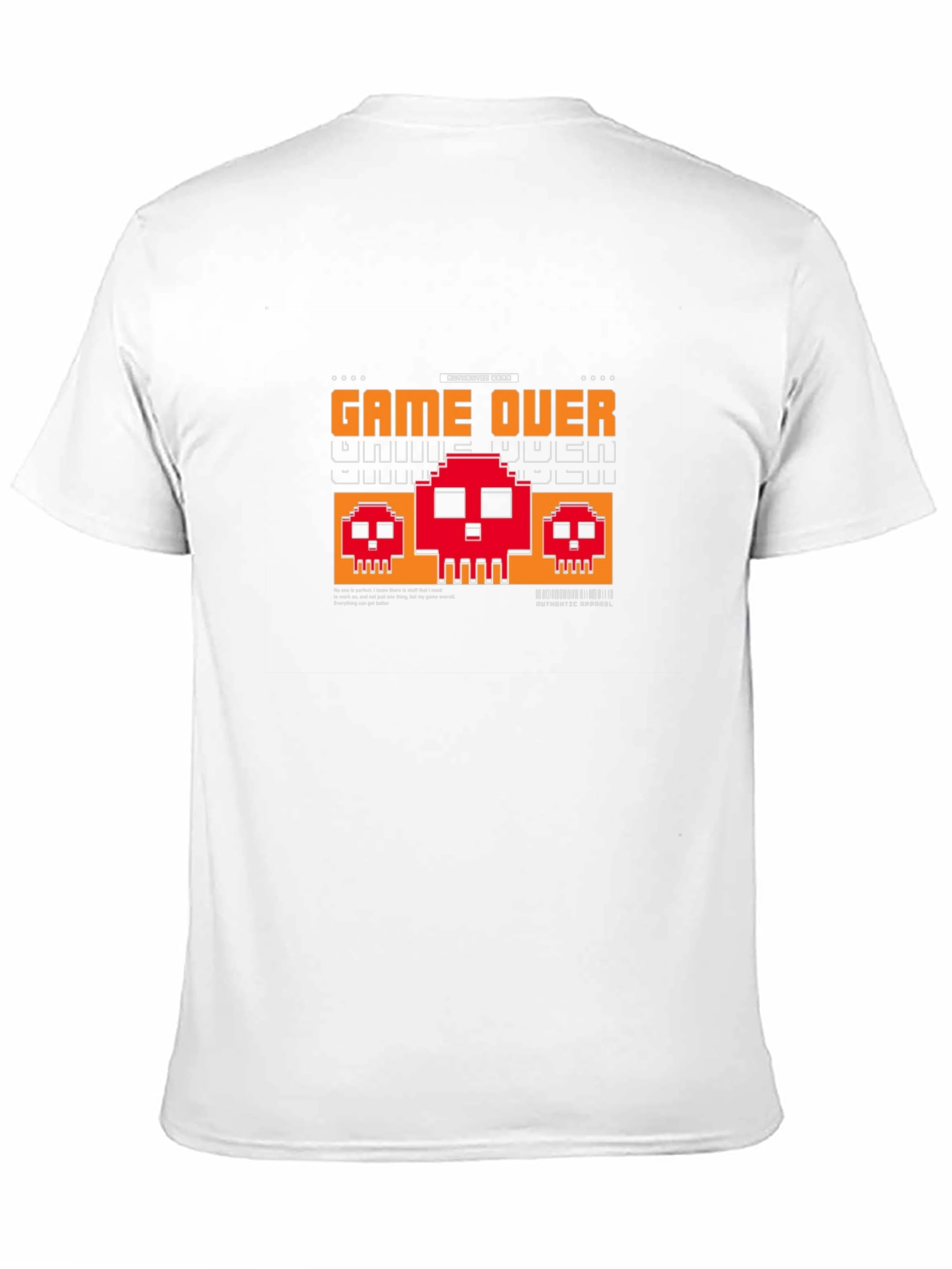 Game Over Pixel Art Graphic T-Shirt