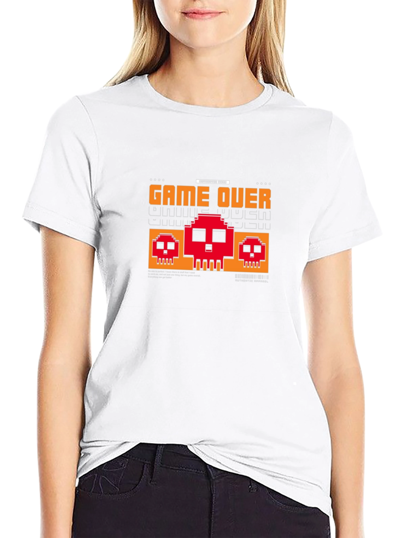 Game Over Pixel Art Graphic T-Shirt