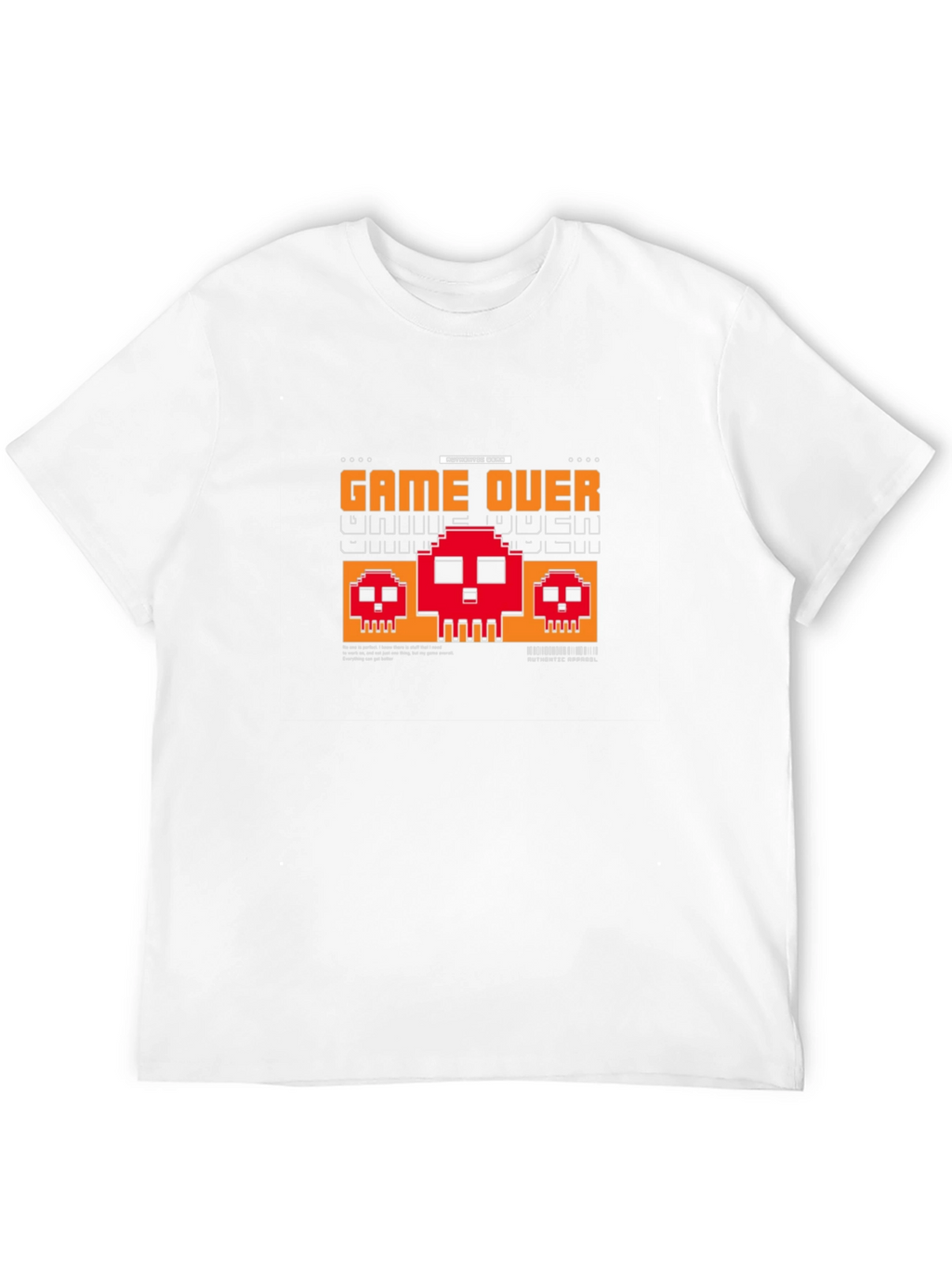 Game Over Pixel Art Graphic T-Shirt