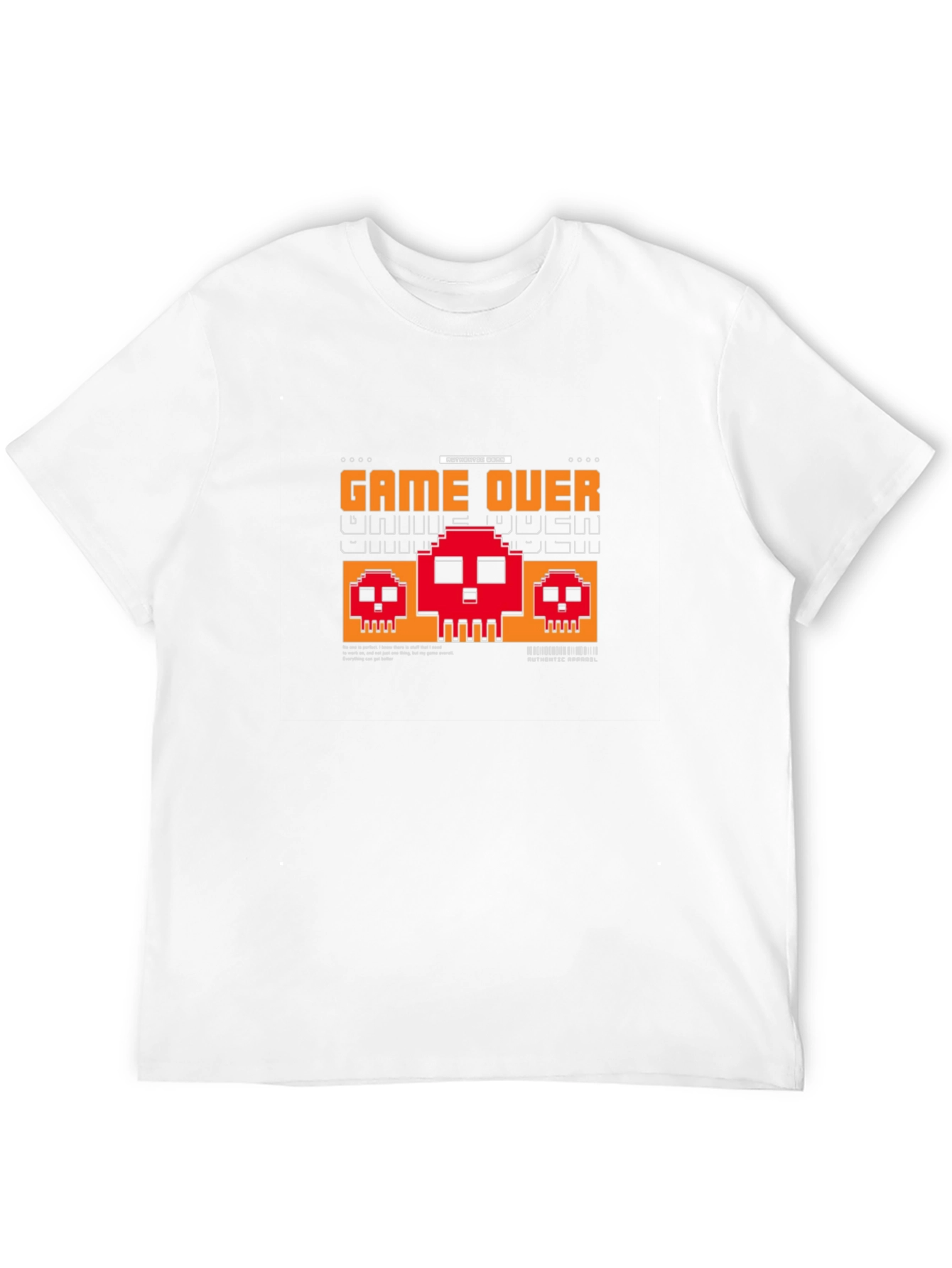 Game Over Pixel Art Graphic T-Shirt