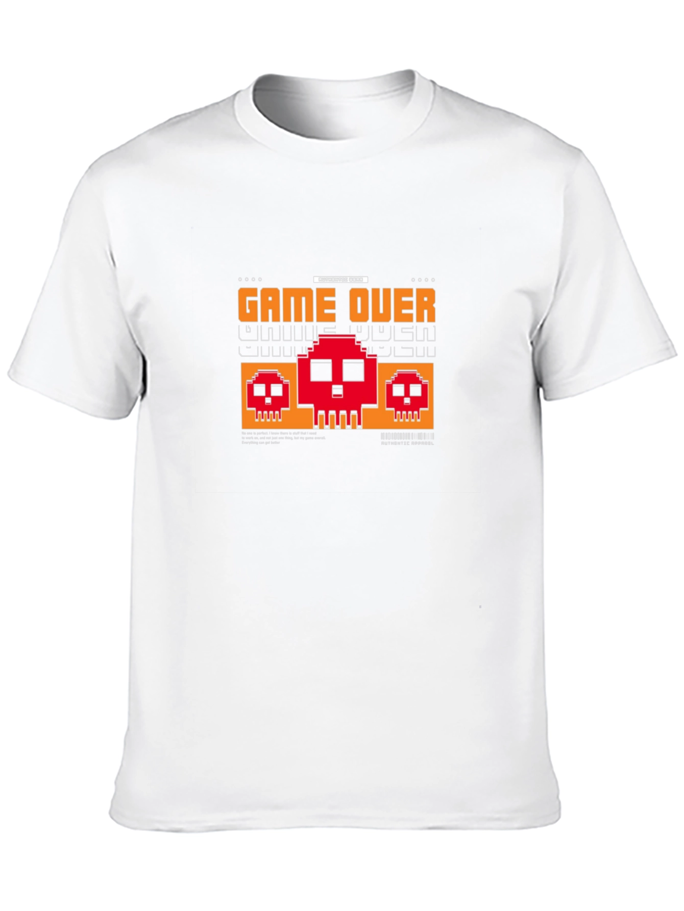 Game Over Pixel Art Graphic T-Shirt