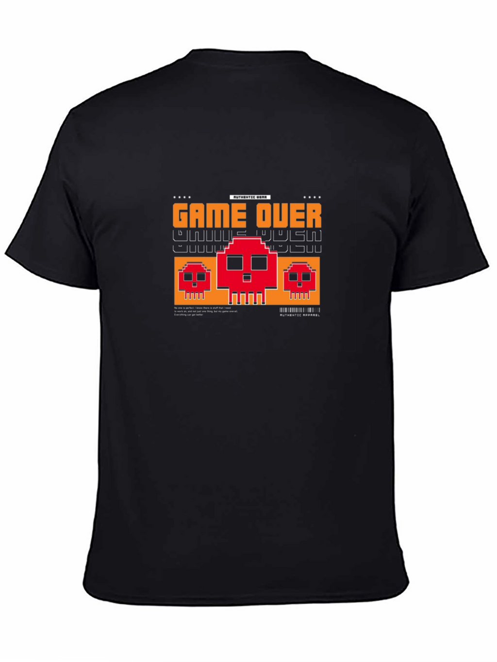 Game Over Pixel Art Graphic T-Shirt