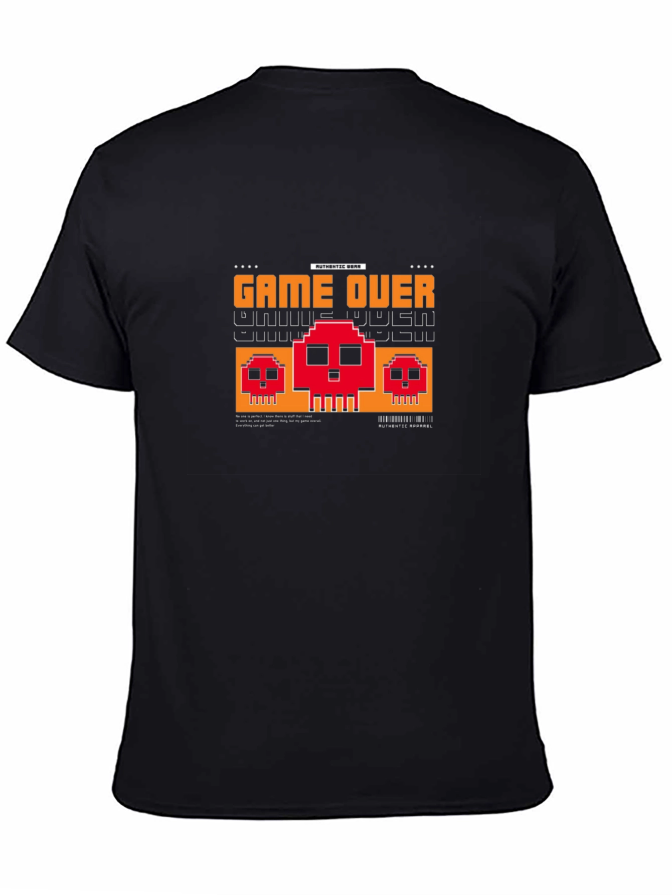 Game Over Pixel Art Graphic T-Shirt
