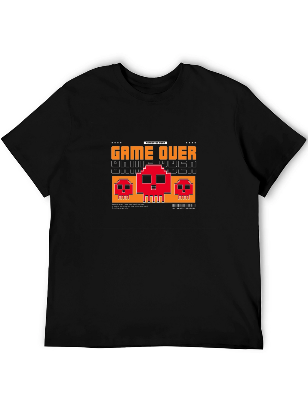 Game Over Pixel Art Graphic T-Shirt