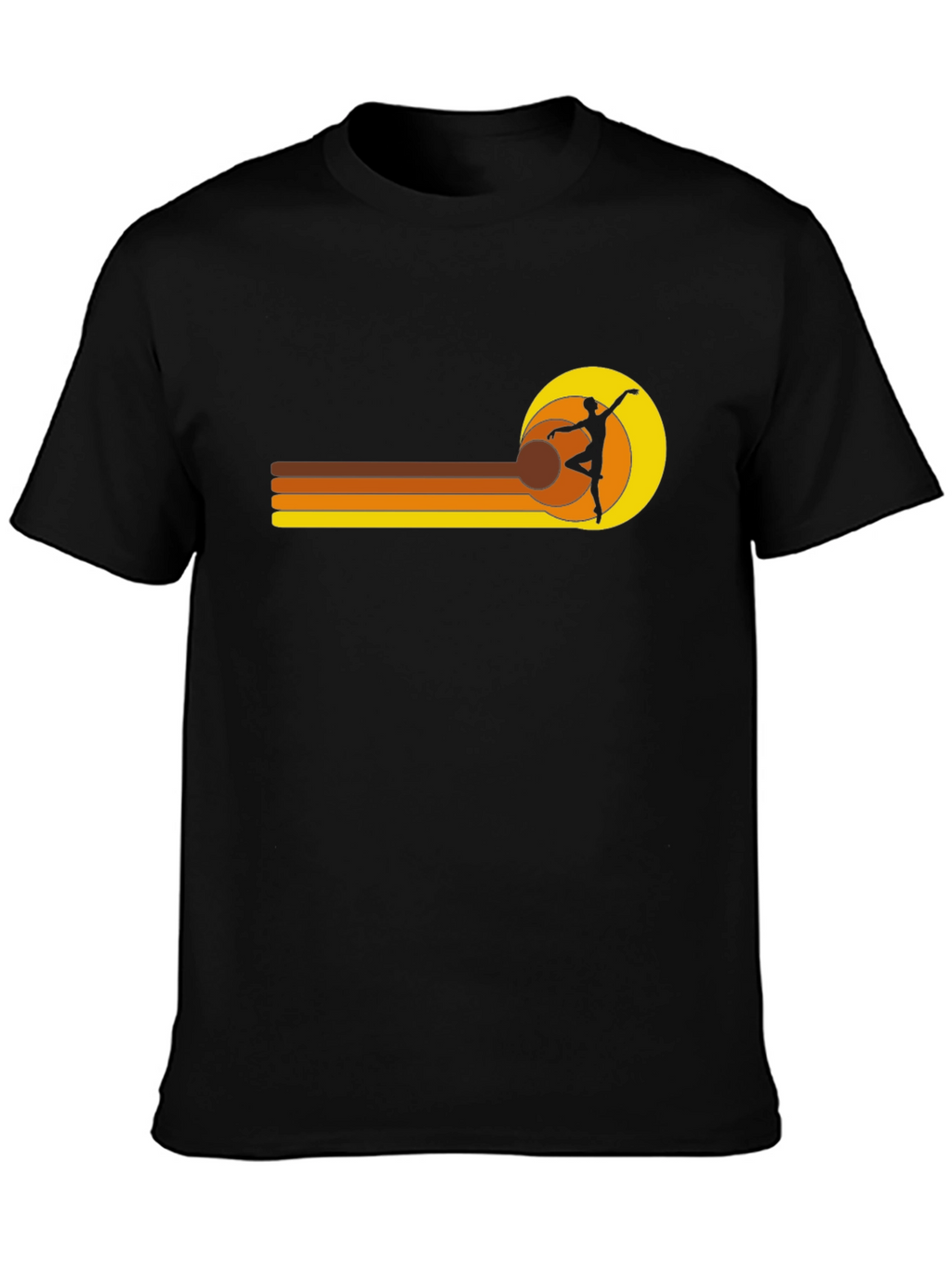 Retro Dancer Black T-Shirt