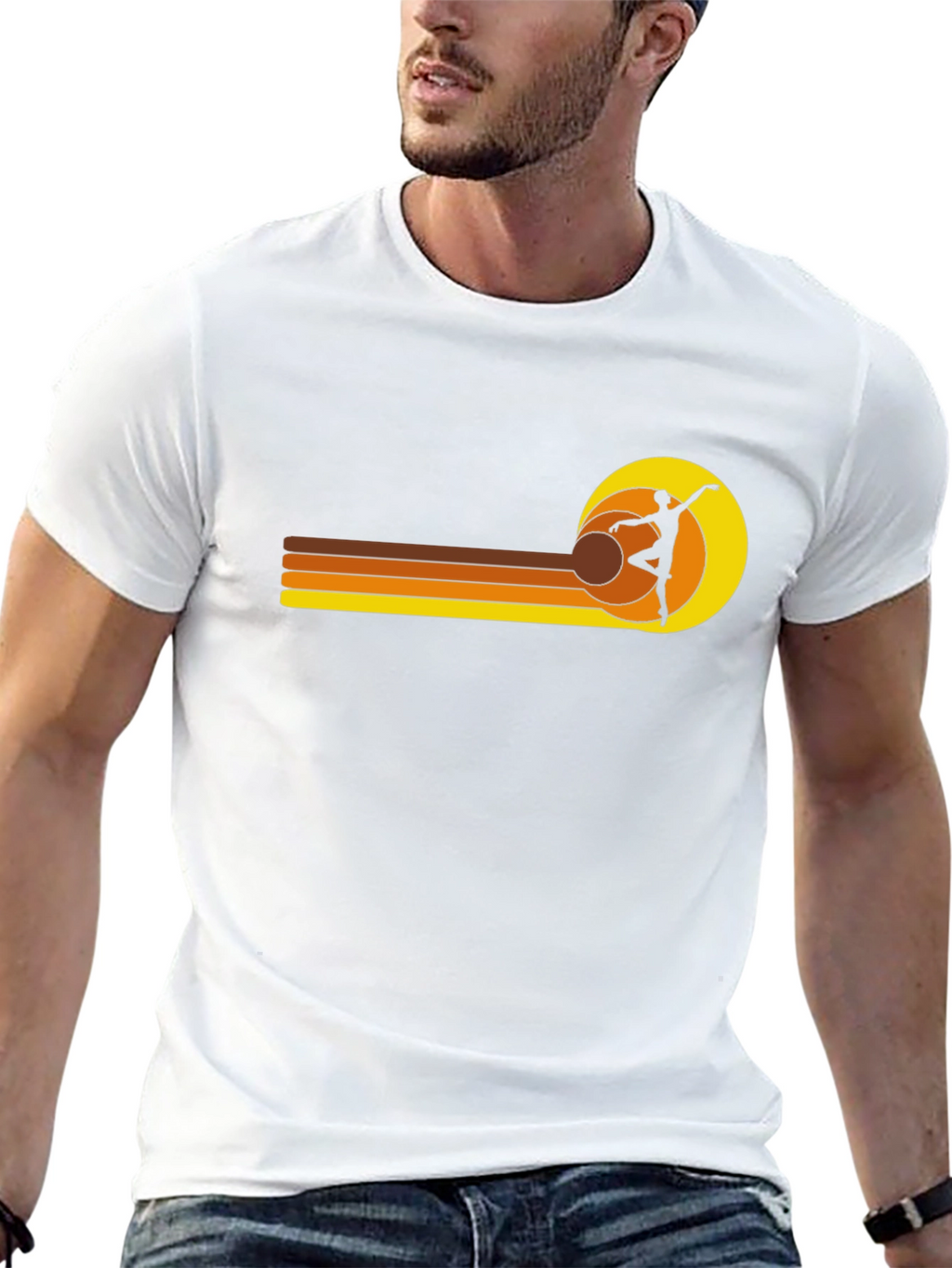 Retro Dancer Black T-Shirt