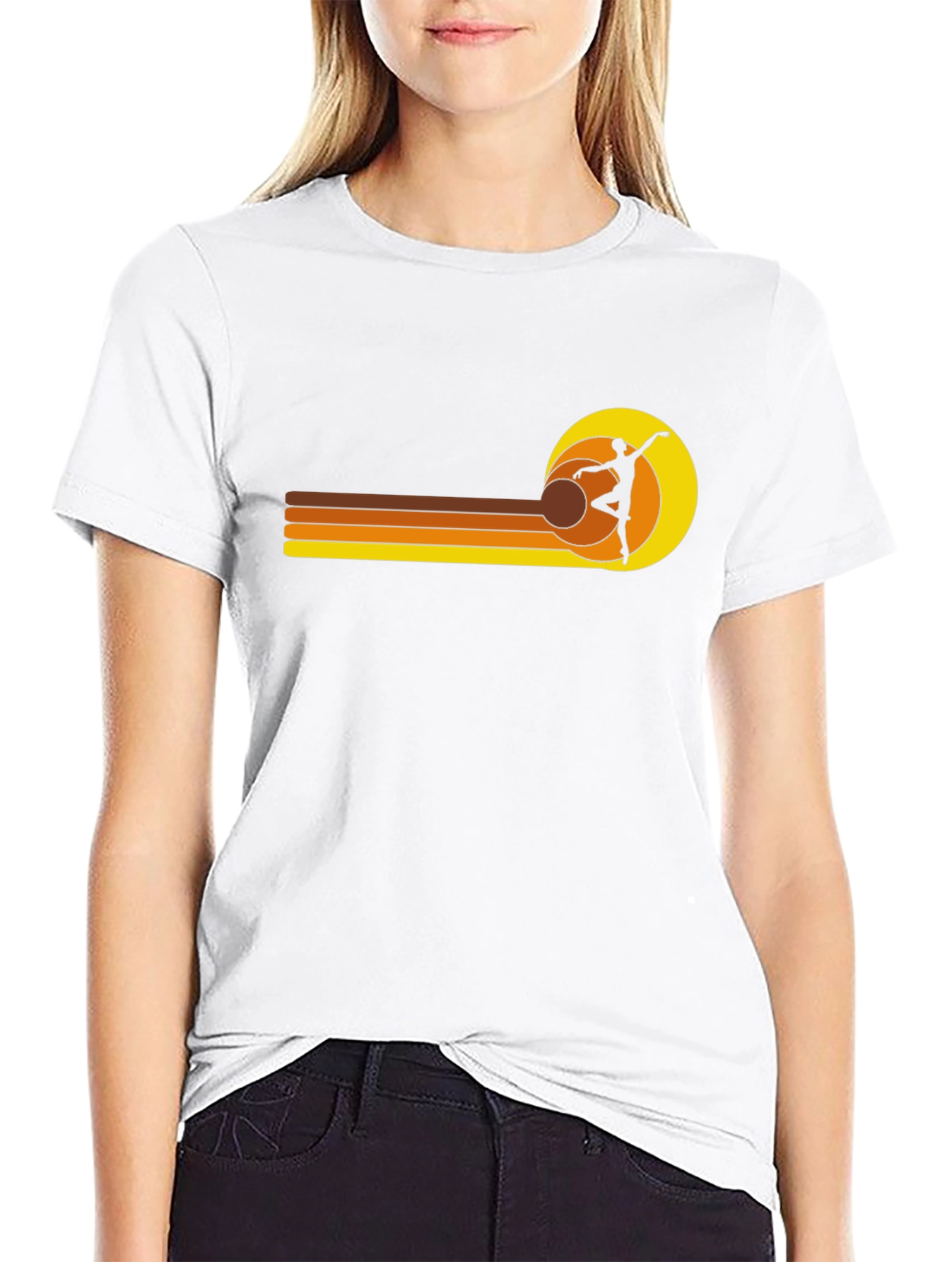 Retro Dancer Black T-Shirt